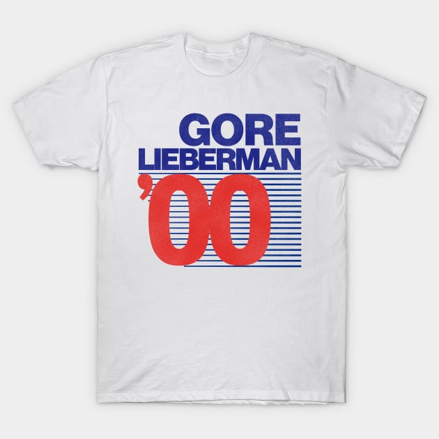 GORE LIEBERMAN '00 T-Shirt by darklordpug